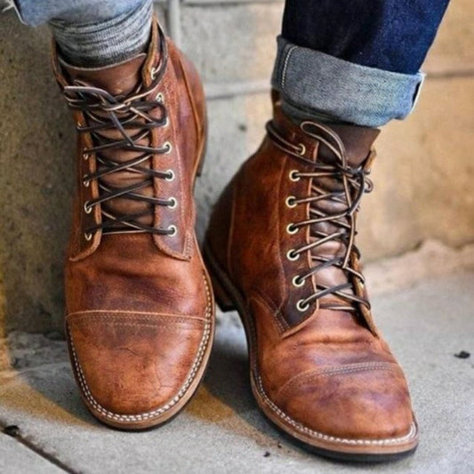 Halfdan - Ręcznie Wykonane Skórzane Buty Męskie