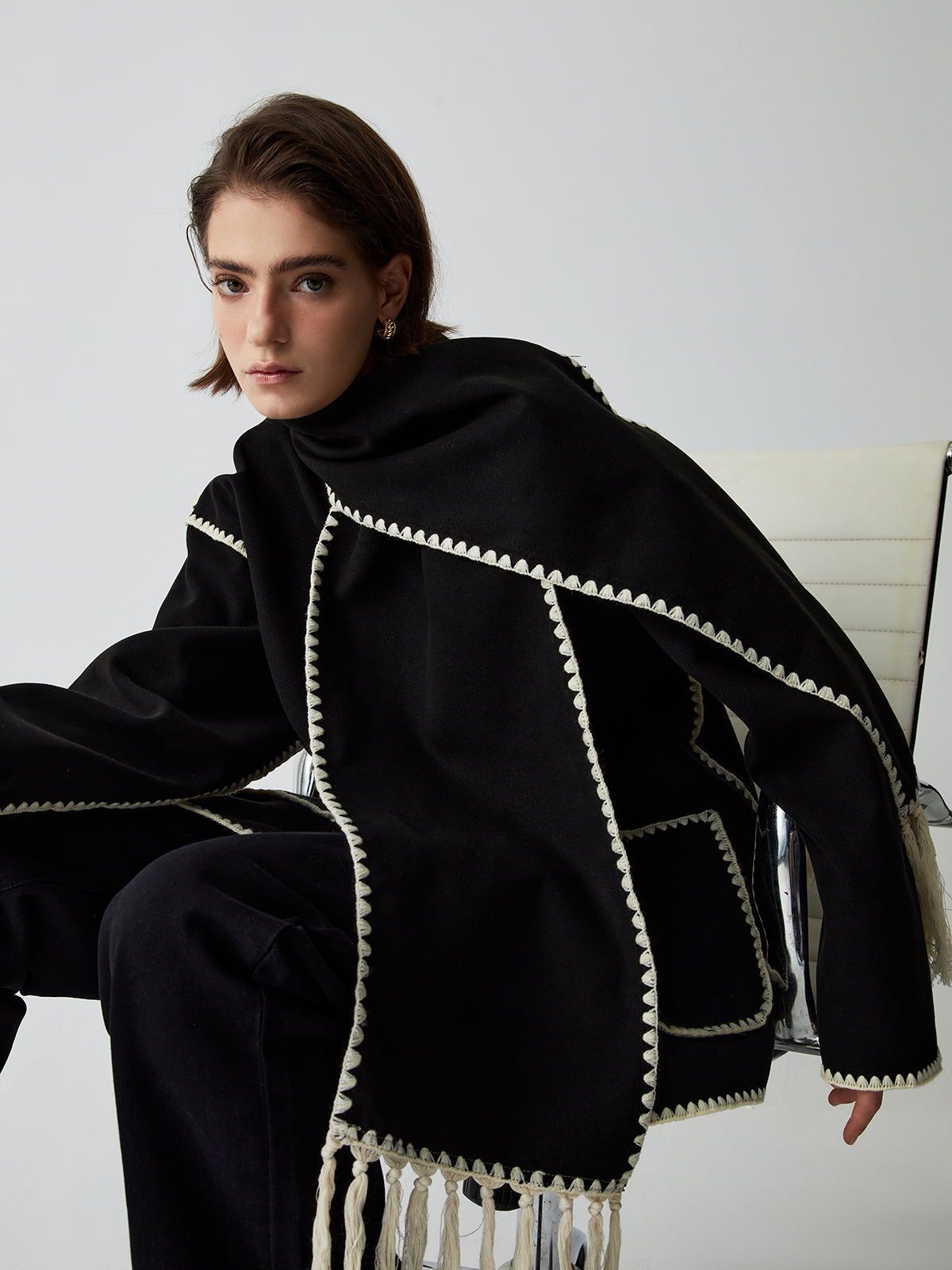 Elodie – Kurtka z szalem