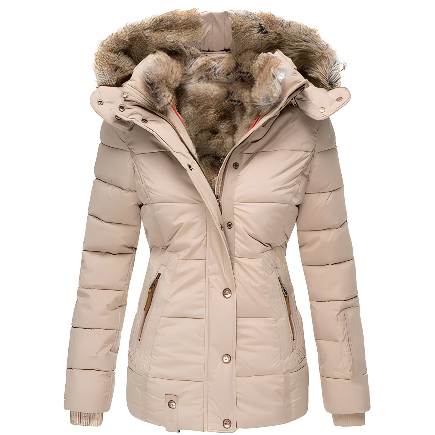 Cassandrine - Stylowy damski płaszcz zimowy pikowany