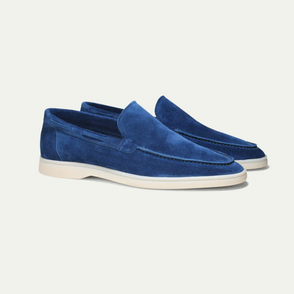 Lorenzo – Klasyczne zamszowe loafers dla mężczyzn