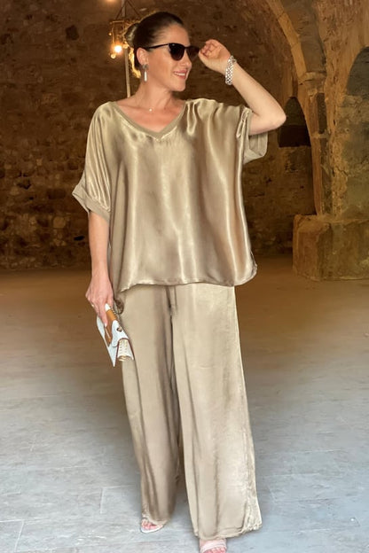 Brittany - Satynowy Zestaw Pełen Elegancji