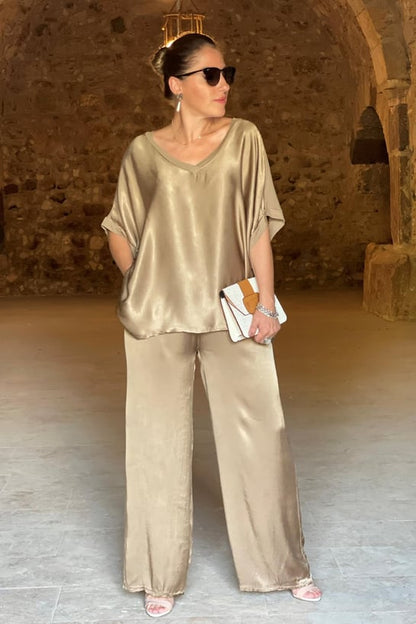 Brittany - Satynowy Zestaw Pełen Elegancji