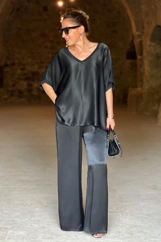 Brittany - Satynowy Zestaw Pełen Elegancji