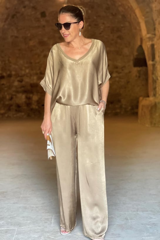 Brittany - Satynowy Zestaw Pełen Elegancji