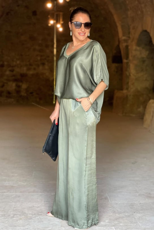 Brittany - Satynowy Zestaw Pełen Elegancji