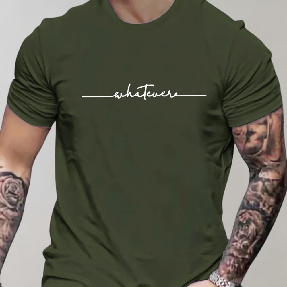 Frodo - Luźny Męski T-Shirt z Okrągłym Dekoltem