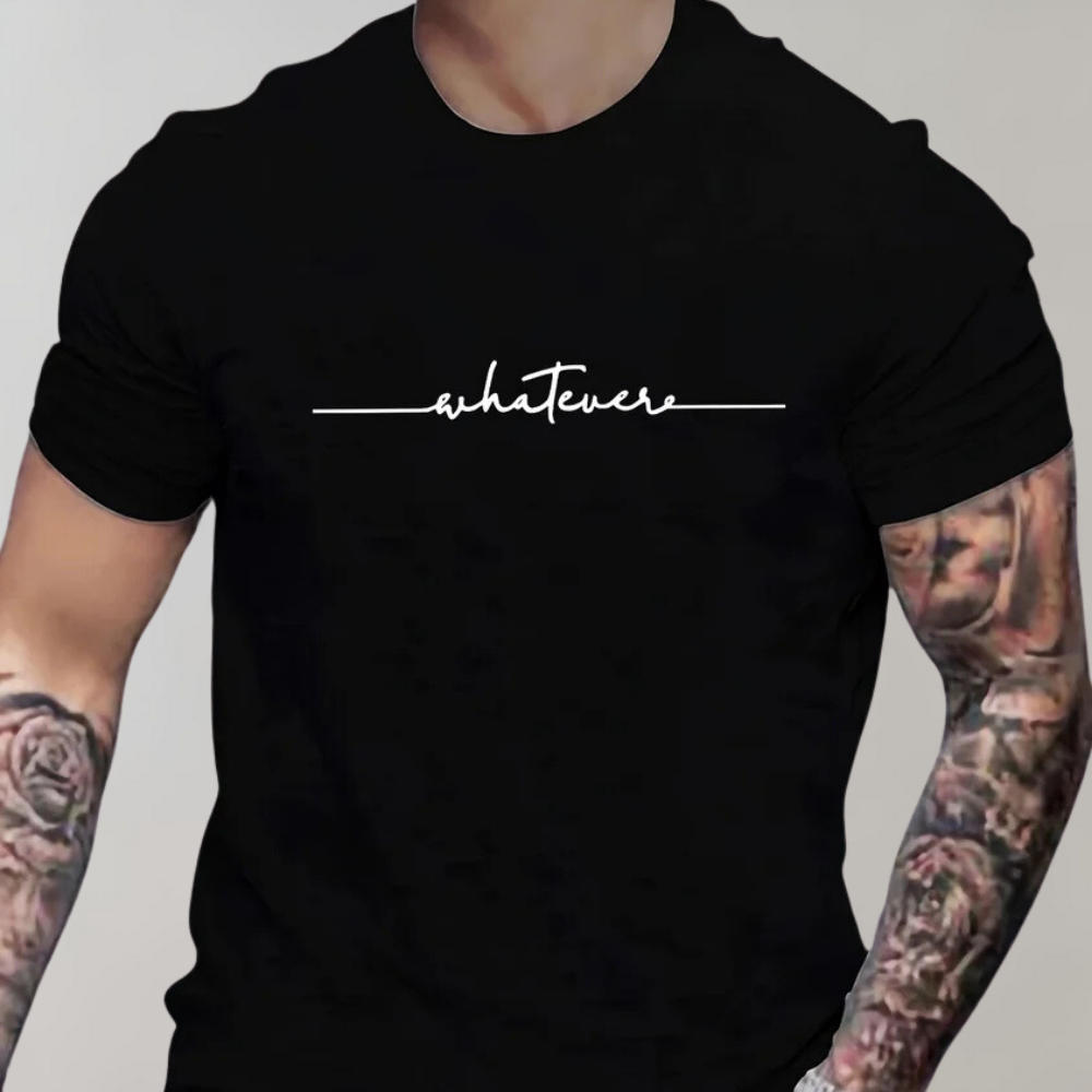 Frodo - Luźny Męski T-Shirt z Okrągłym Dekoltem