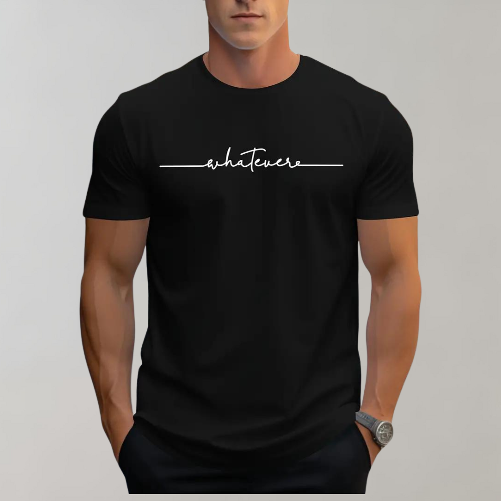 Frodo - Luźny Męski T-Shirt z Okrągłym Dekoltem