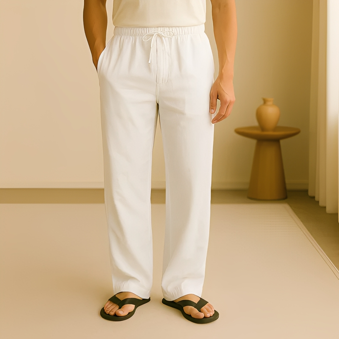Jesriel - Wygodne spodnie z prostymi nogawkami dla mężczyzn