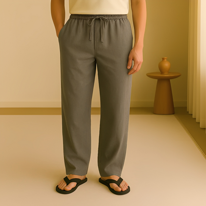 Jesriel - Wygodne spodnie z prostymi nogawkami dla mężczyzn