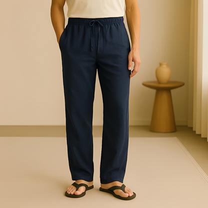 Jesriel - Wygodne spodnie z prostymi nogawkami dla mężczyzn