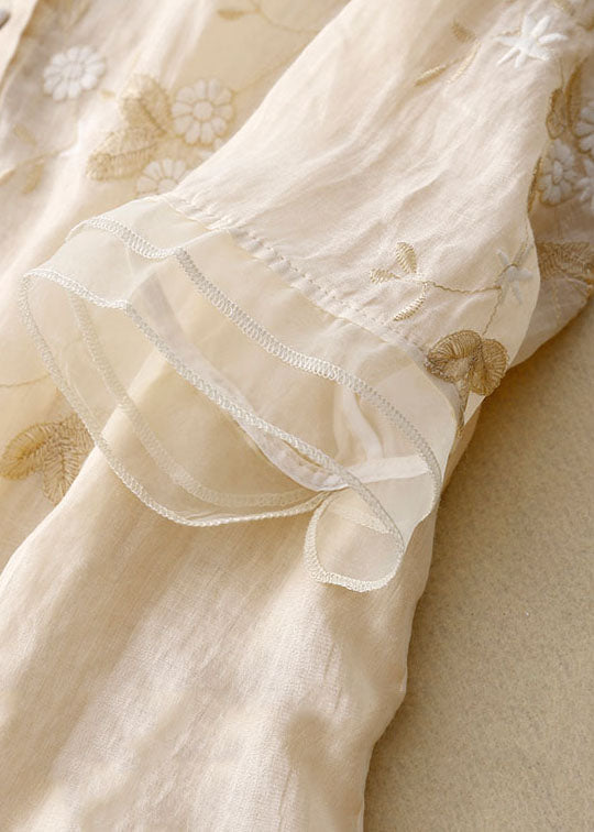 Elaine - Wielofunkcyjna Bluzka z Haftem