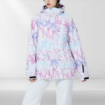 Coralie – Elegancki kobiecy kombinezon narciarski