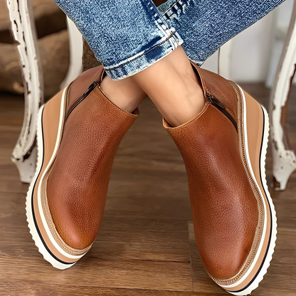 Lyana - Damskie zimowe buty na zamek