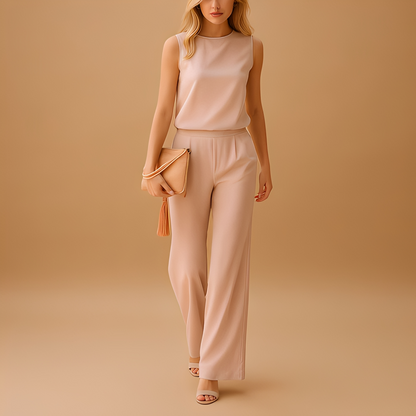 Abegaille - Elegancki kombinezon z szerokimi nogawkami dla kobiet