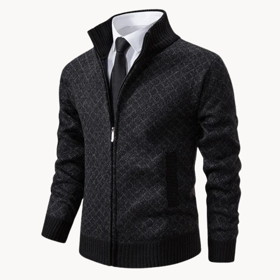 Julien – Golfowa tkanina dzianinowa Jacquard