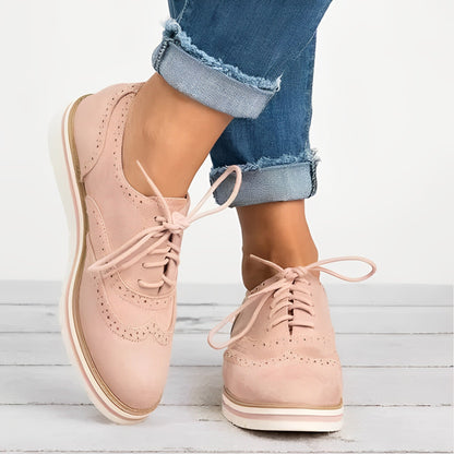 Sloane – Oxford-sznurowane buty z wycięciem