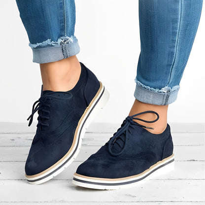 Sloane – Oxford-sznurowane buty z wycięciem