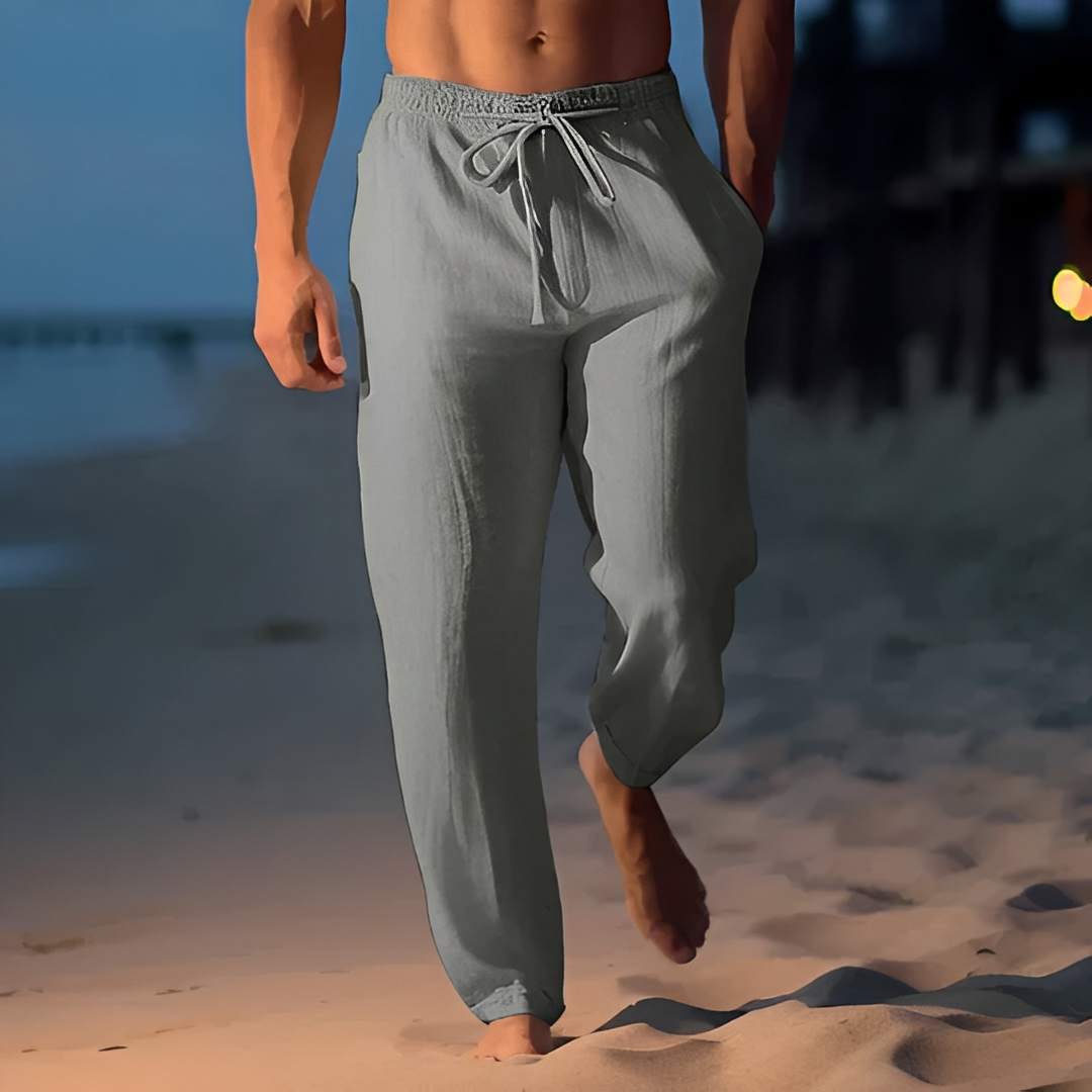 Khen - Modne letnie spodnie męskie