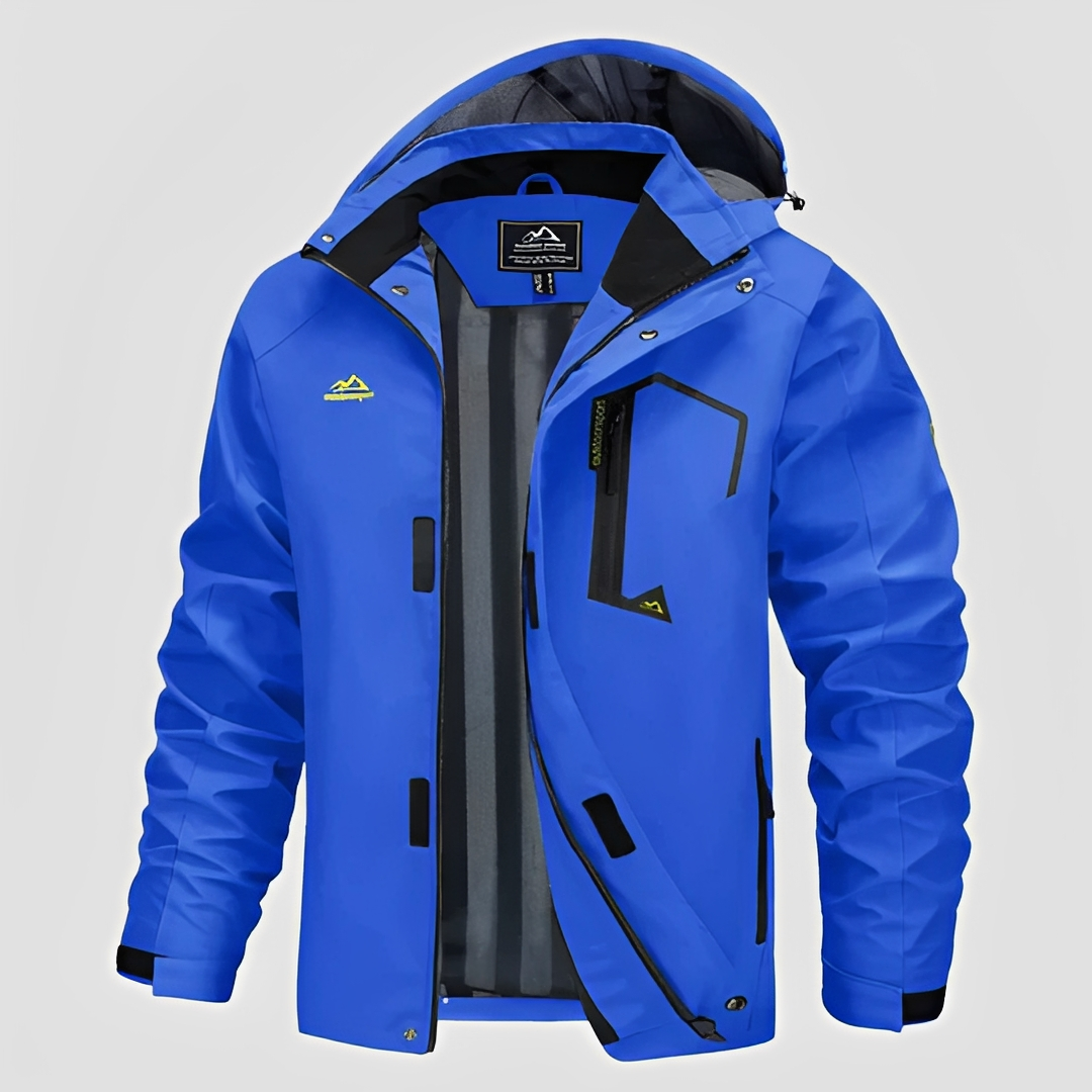 Febous - Męska zimowa kurtka przeciwdeszczowa