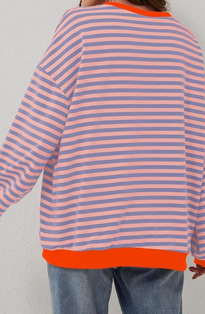 Monika – Sweter w Paski dla Kobiet