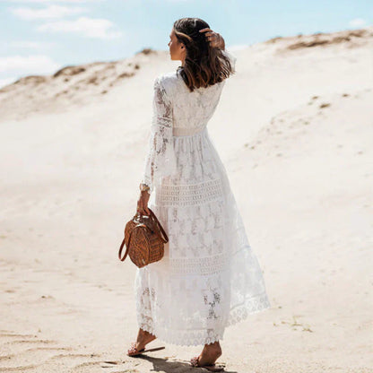 Arya - Maxikleid Boho Styl, Jesień & Wiosna