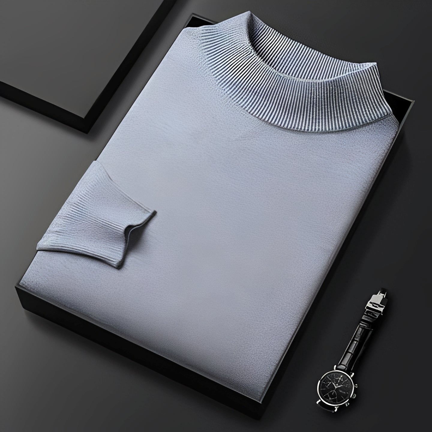 Kervan - Męski, gruby sweter zimowy z dzianiny