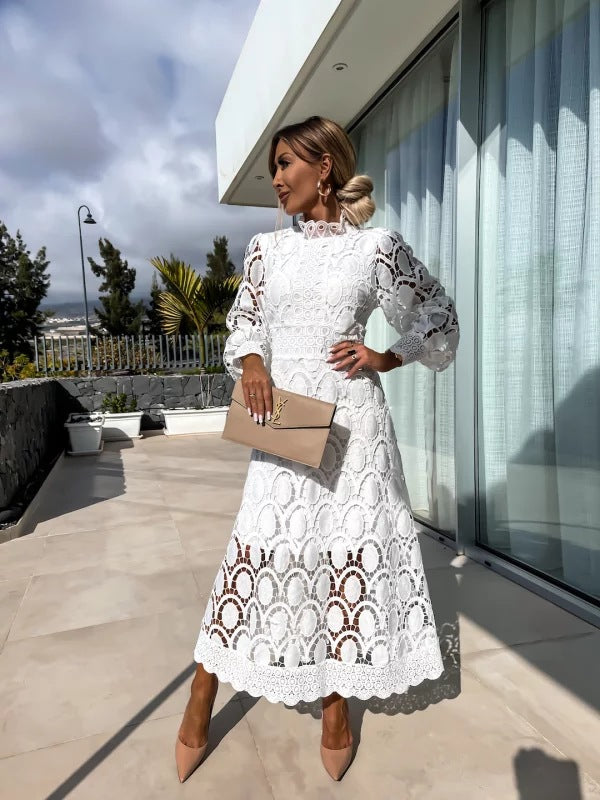 Doreah - Koronka Bodycon Sukienka Damska, Elegancka & Figurbetonowana