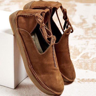 Alita - Skórzane Buty Damskie Komfortowe