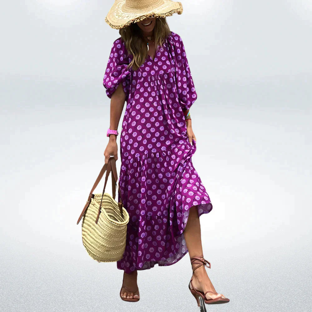 Sophia - Sukienka na co dzień dla kobiet, nowoczesna i wygodna