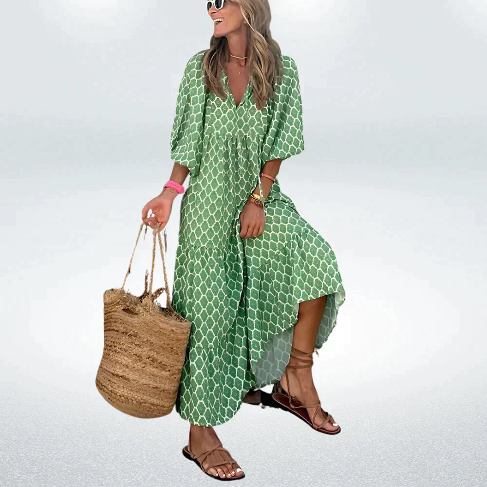 Sophia - Sukienka na co dzień dla kobiet, nowoczesna i wygodna