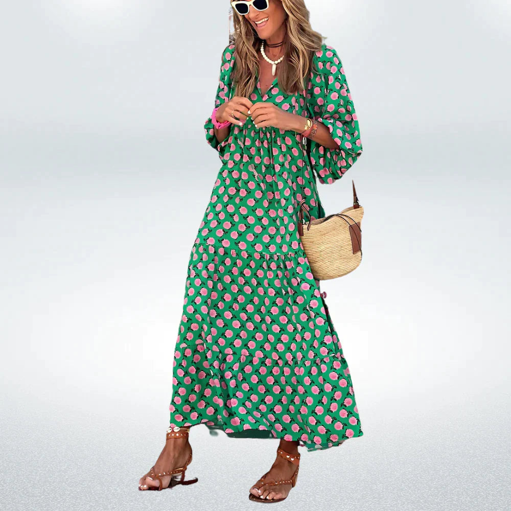 Sophia - Sukienka na co dzień dla kobiet, nowoczesna i wygodna