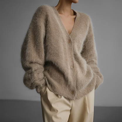 Adriene - Kardigan zimowy swobodny i wygodny dla kobiet