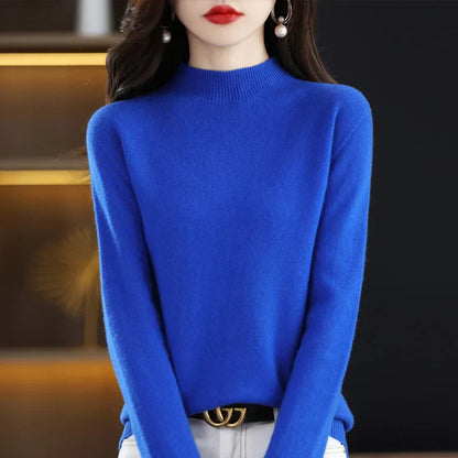 Carlotta – Elegancki sweter z splotem warkocza