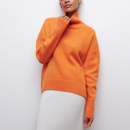 Berenice – Sweter z Dużym Kołnierzem