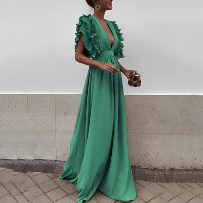 Jessu - Modne długie sukienki dla kobiet