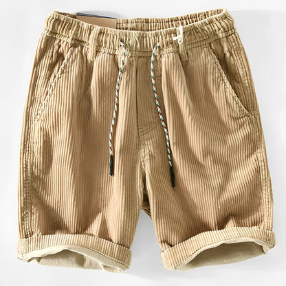 Lenmar - Męskie welurowe szorty na lato