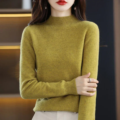 Carlotta – Elegancki sweter z splotem warkocza
