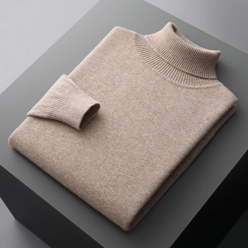 Louis - Dzianinowy sweter z golfem