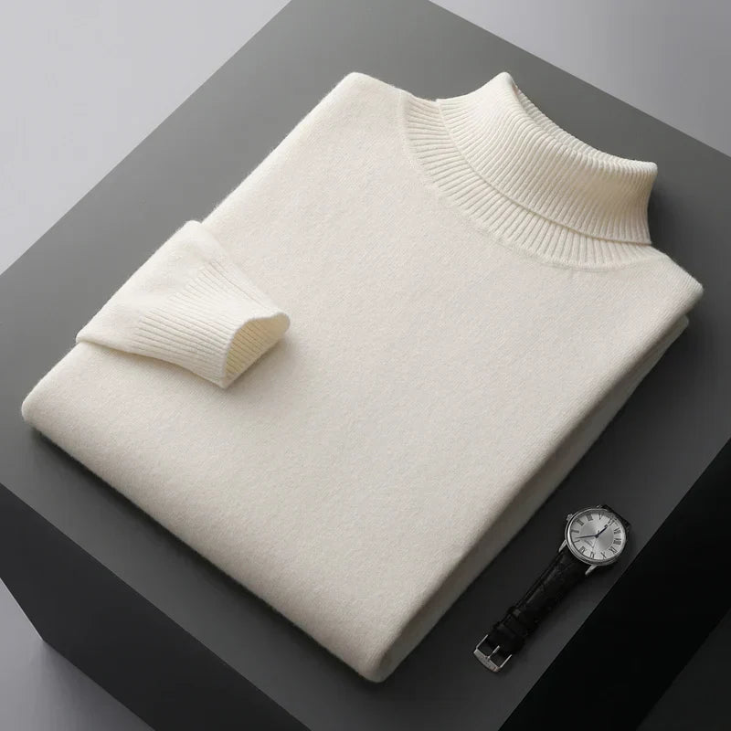 Louis - Dzianinowy sweter z golfem