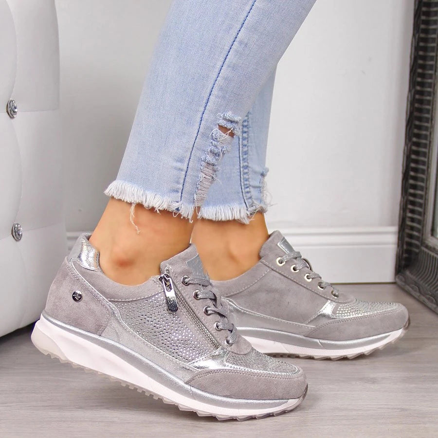 Sparkle - Ortopedyczne Sneakersy z Zamkiem