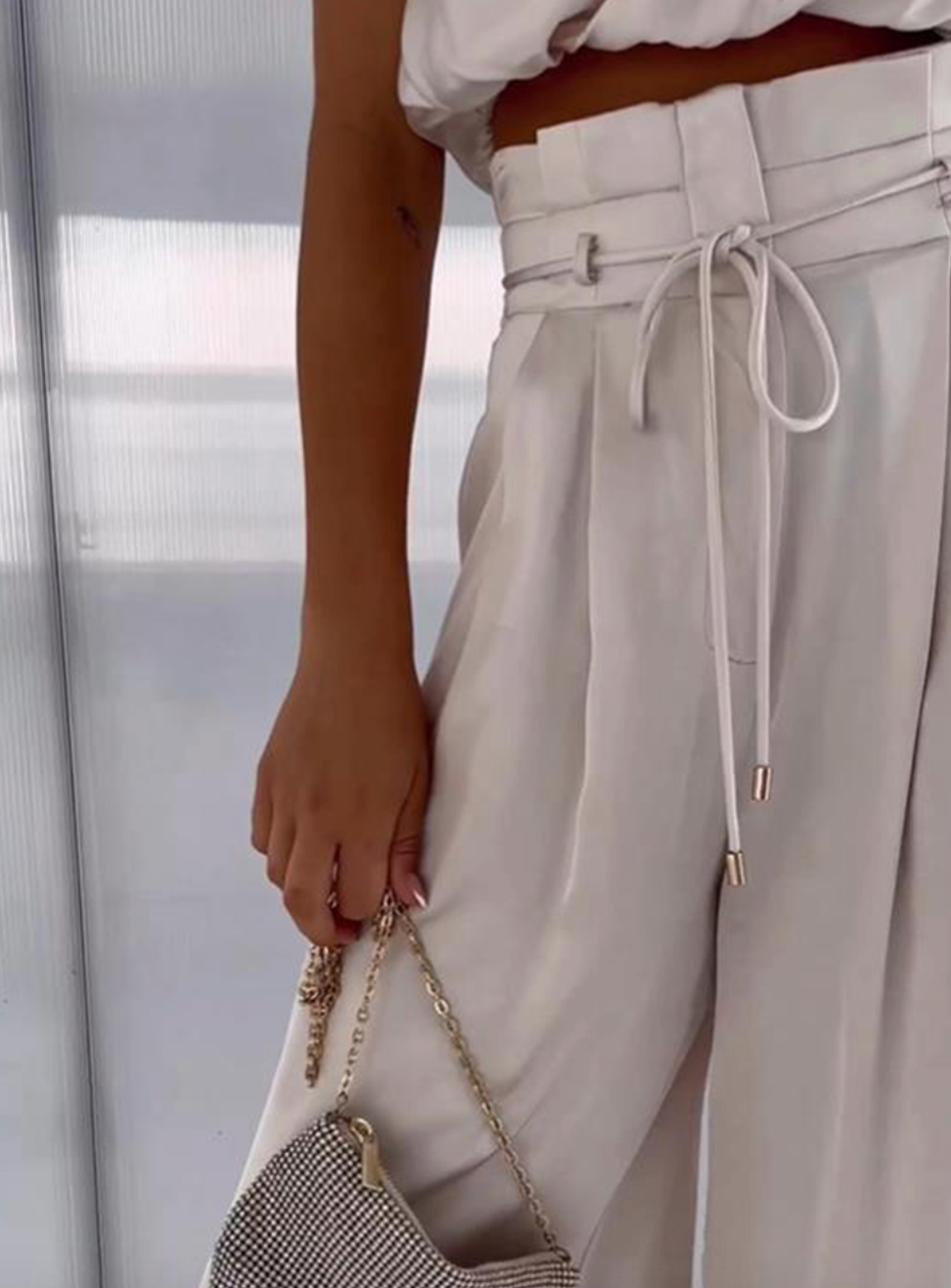 Glorivic - Zestaw jedwabny bez rękawów