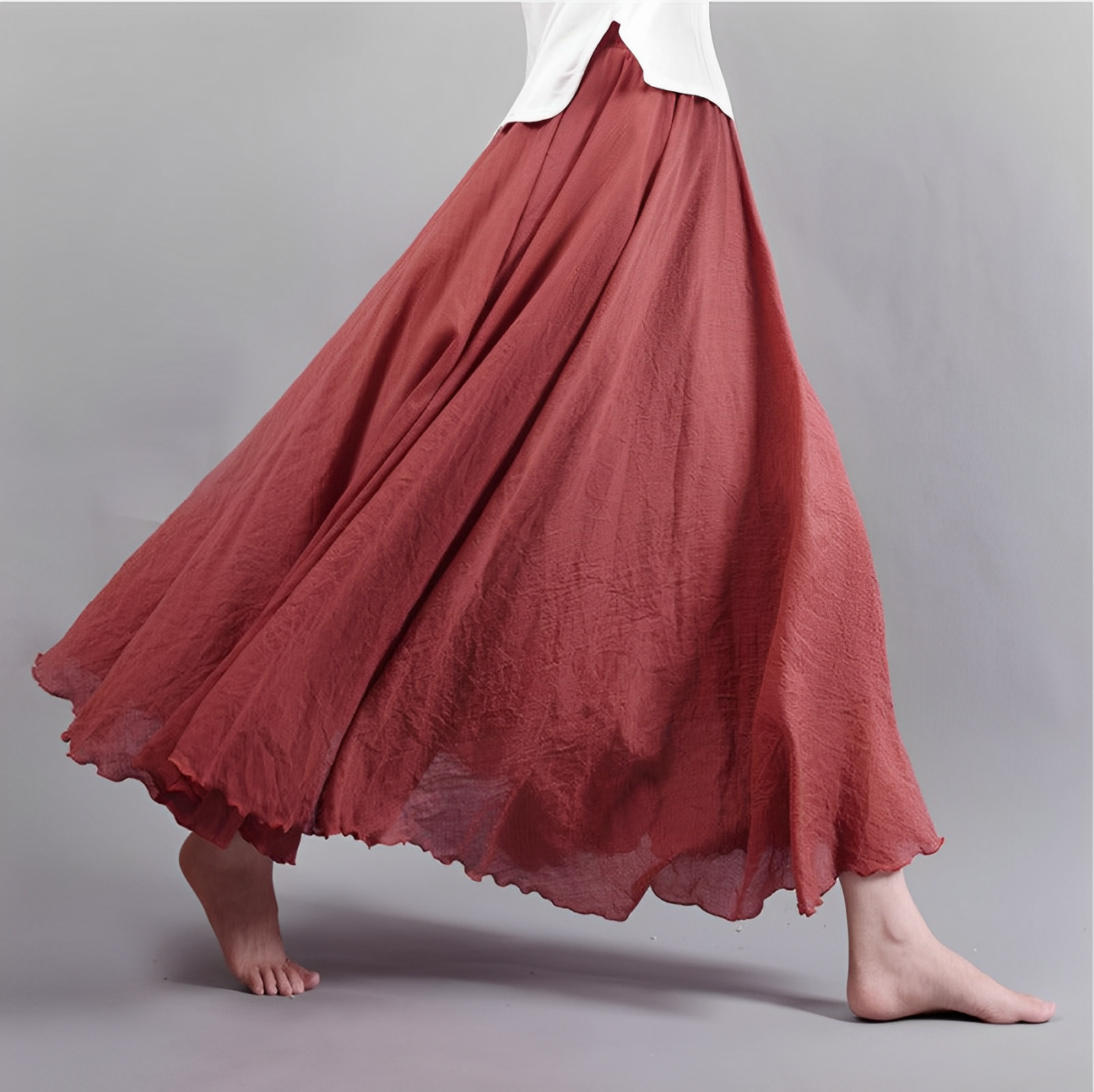 Monica - Lekka i elastyczna maxi spódnica