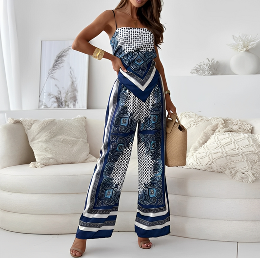 Amellia - Komplet bluzki i spodni dla kobiet