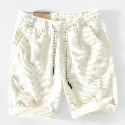 Lenmar - Męskie welurowe szorty na lato