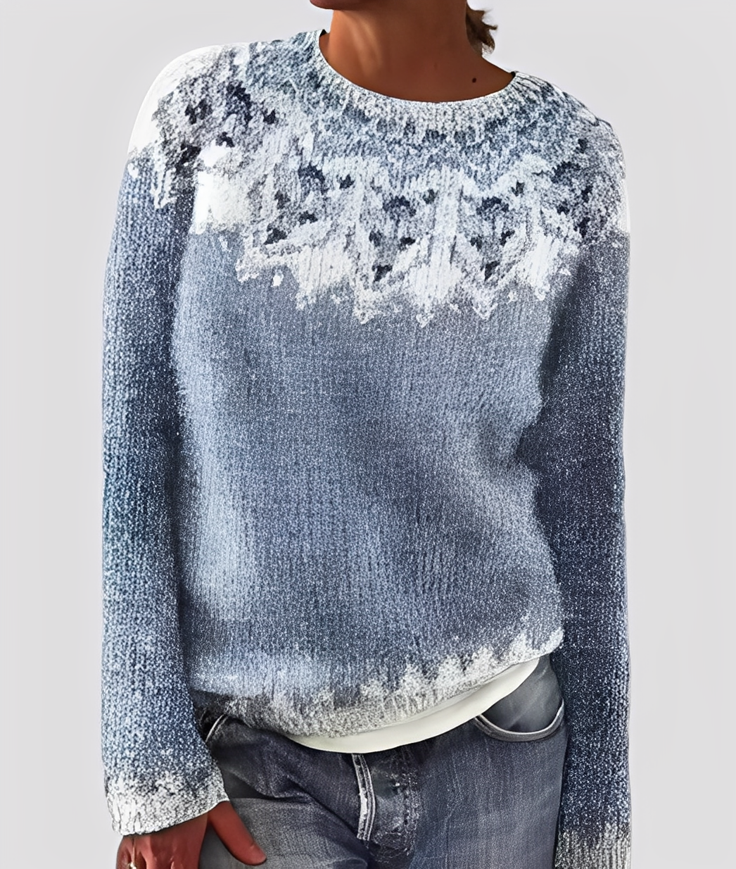 Christal - Stylowy sweter wełniany o luźnym splocie dla kobiet