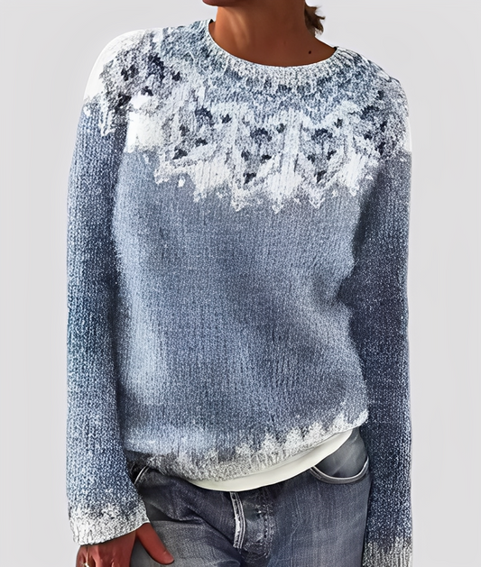 Christal - Stylowy sweter wełniany o luźnym splocie dla kobiet