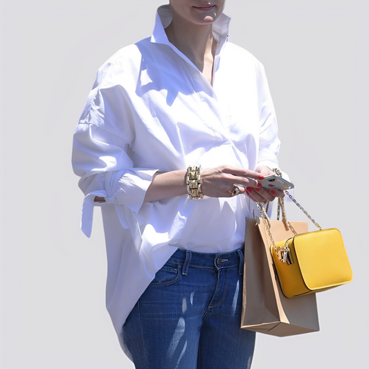 Monica - Luźna, wygodna bluzka dla kobiet