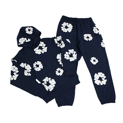 Theresa - Stylowy, luźny zestaw z kwiatowym wzorem dla kobiet