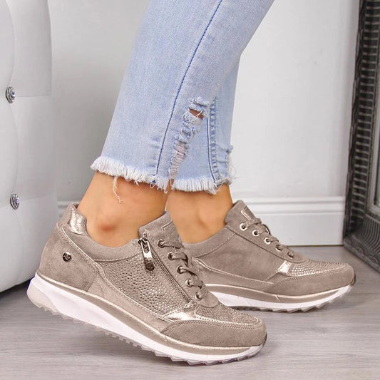 Sparkle - Ortopedyczne Sneakersy z Zamkiem